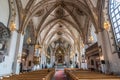 Norrmalm, Stockholm - Sweden - The interior of the church of Saint Clare or Klara kyrka, a luteran Parish church Royalty Free Stock Photo