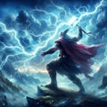 Norse mythology Thor lightning