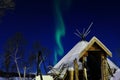 Nortern lights in Tromso Royalty Free Stock Photo