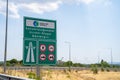 North Aegean Highway sign. Otoyol 33 or North Aegean Motorway (Kuzey Ege Otoyolu).