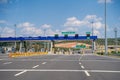 North Aegean Highway toll booths. Otoyol 33 or North Aegean Motorway (Kuzey Ege Otoyolu).