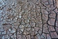 Morocco. Ait Benhaddou. Ground cracked by drought Royalty Free Stock Photo