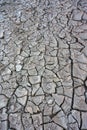 Morocco. Ait Benhaddou. Ground cracked by drought Royalty Free Stock Photo