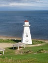 North America, Canada, New Brunswick, houses of Caraquet Royalty Free Stock Photo