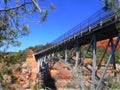 North America, USA, Arizona, Sedona, Midgley Bridge over Wilson Canyon Royalty Free Stock Photo