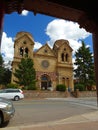 North America, USA, New Mexico, Santa Fe, Cathedral Basilica of St. Francis of Assisi Royalty Free Stock Photo