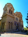 North America, USA, New Mexico, Santa Fe, Cathedral Basilica of St. Francis of Assisi Royalty Free Stock Photo