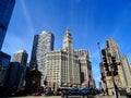North America, USA, Illinois, Chicago, modern buildings Royalty Free Stock Photo