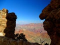 North America, USA, Arizona, Grand Canyon National Park, Desert View Watchtower Royalty Free Stock Photo