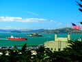 North America, USA, California, San Francisco, Alcatraz prison Royalty Free Stock Photo