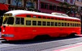 North America, USA, California, San Francisco, trolleybus