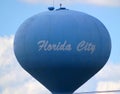 North America, USA, Florida city water tower