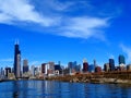 North America, USA, Illinois, Chicago, modern buildings Royalty Free Stock Photo