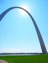 North America, USA, Missouri, Saint Louis, Gateway Arch National Park Royalty Free Stock Photo