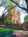 North America, USA, New Mexico, Santa Fe, Cathedral Basilica of St. Francis of Assisi Royalty Free Stock Photo