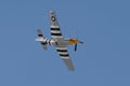 North American P-51D Mustang display in Sivrihisar SHG Airshow Royalty Free Stock Photo