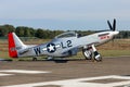 North American P-51D Mustang fighter plane Royalty Free Stock Photo