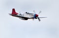 North American P51D Mustang long range world war two fighter built to a British specification.