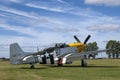 A North American P-51 Mustang fighter Royalty Free Stock Photo