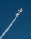 North American T-6 Texan in acrobatic flight