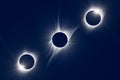 North American Total Solar Eclipse 2017. Royalty Free Stock Photo