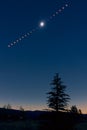 North American Total Solar Eclipse 2017. Royalty Free Stock Photo