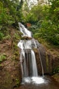 North Bali\'s Waterfall in Long Shutter Elegance Amidst Rustic Hues