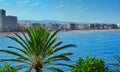 North Beach in Peniscola, Spain Royalty Free Stock Photo