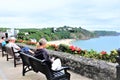 North beach, Tenby, South Wales, UK.