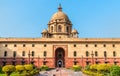 North Block of the Secretariat Building in New Delhi, India