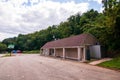 North Braddock, Pennsylvania, USA 8/25/2019 Vincent`s Pizza Park restaurant on state route 30