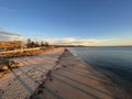 north Brighton beach in Adelaide city, Australia Royalty Free Stock Photo