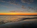 north Brighton beach in Adelaide city, Australia Royalty Free Stock Photo