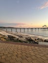 north Brighton beach in Adelaide city, Australia Royalty Free Stock Photo