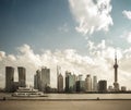 North bund pier in shanghai Royalty Free Stock Photo