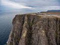 North Cape Nordkapp aerial photography, Royalty Free Stock Photo