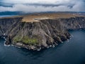 North Cape Nordkapp aerial photography, Royalty Free Stock Photo