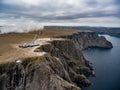 North Cape Nordkapp aerial photography, Royalty Free Stock Photo