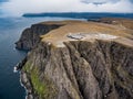 North Cape Nordkapp aerial photography, Royalty Free Stock Photo