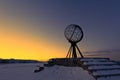 North Cape, at the northernmost point of Europe Royalty Free Stock Photo