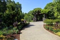 North Carolina Arboretum Garden Entrance in Asheville Royalty Free Stock Photo