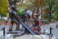 North Carolina Fallen Firefighters Memorial in Raleigh downtown