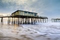 North Carolina Frisco Abandoned Fishing Pier Royalty Free Stock Photo