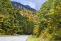 Blue Ridge Parkway autumn Landscape Western North Carolina. Royalty Free Stock Photo