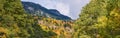 Blue Ridge Parkway autumn Landscape Western North Carolina. Royalty Free Stock Photo