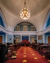 North Carolina Senate chamber Royalty Free Stock Photo