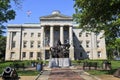 North Carolina State Capitol Building with Statue