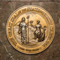 North Carolina State Seal Royalty Free Stock Photo