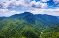 North Carolina View Wisemans Overlook Linville Gorge Royalty Free Stock Photo