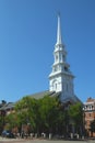 North Church of Portsmouth in New Hampshire Royalty Free Stock Photo